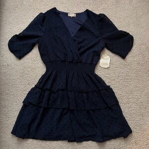 Altar'd State Navy Mini Dress